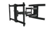 FPWARTS2 TV Wall Mount Adjustable Arm, 37 ... 100", 75kg, Black