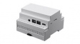 CBRPI-DR-4-GRY DIN Rail Raspberry Pi 4B Enclosure with Grey Lid 90x88x58mm Grey Polycarbonate