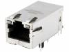 0826-1X1T-GH-F Гнездо; RJ45; PIN:8; экранированный, со светодиодом; THT; угловой