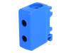 E.4118 Соединитель: на рейку; Кол-во полюс:1; клеммы:2; синий; 50мм2