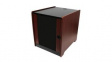 RKWOODCAB12 19" Network Cabinet with Wood Finish, Floor Mount, 12U, Steel/Wood