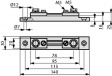 SHUNT 20A 60MV Ответвленный ток 20 A, 60 mV класс 0.5