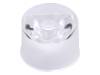 OEHW2060GF Линза для LED; круглая; бесцветный; 60°; V: с держателем