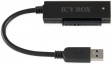 IB-AC6031-U3 Converter USB 3.0 to SATA 2.5^ black, SATA 22-Pin