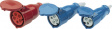 510 CEE coupler sockets blue 16 A/230 VAC