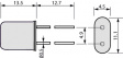 LF XTAL003056 Резонатор: кварцевый; 3,579545МГц; ±20ppm; 20пФ; THT; HC49