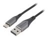 CODHI Кабель; USB 2.0; вилка USB A,вилка USB C; никелированные; 3м