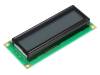 RC1602B-GHW-ESX Дисплей: LCD; алфавитно-цифровой; STN Positive; 16x2; серый; LED