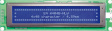 EA W404B-NLW Дисплей: LCD; алфавитно-цифровой; STN Negative; 40x4; голубой