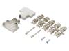 6560-0706-12 Корпус: для разъемов D-Sub; D-Sub 15pin, D-Sub HD 26pin; UNC4-40