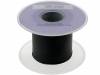R24BLACK-0100, Кабель; однопров; OFC; 24AWG; kynar 460 (PVDF); черный; 300В; 100м, OK International