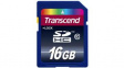 TS16GSDHC10 Memory Card, SDHC, 16GB, 30MB/s, 10MB/s