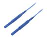 HSPL 8568/AWG16/100/BL, Измерительный провод; силикон; 1м; синий; 16А; 6кВDC; 6кВAC, Schutzinger