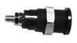 BU-P72930-0 Banana Plug, Black, 36A, 1kV, Gold