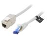 CC5032S Сетевой удлинитель; S/FTP; 6a; многопров; Cu; LSZH; серый; 1м; 26AWG