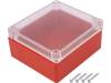 Z59PH ABS RED Корпус: универсальный; Х:115мм; Y:125мм; Z:58мм; ABS; красный; IP65