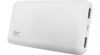 SP10KMAPBK100P0W Power Bank 10000 mAh,500 cycles,6 h,White