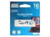 UCL2-0160W0R11 Флешка; USB 2.0; 16ГБ; белый; Считывание:20МБ/с; Запись:5МБ/с