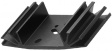 SK 31/37,5 SA-3 Heat sink 37.5 mm 7 K/W black anodised