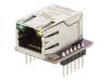 WIZ610IO, Модуль: Ethernet; Интерфейс: SPI; RJ45,штыревой; Сост.элем: W6100, WIZNET