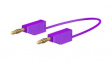 28.0073-10026 Test Lead, Violet, 1000mm, Brass