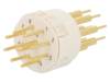 09151092603, Разъем: M23; PIN:9(1+8); "папа"; THT; 200В; Iном.1:20А; Iном.2:8А, Harting