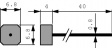 1331.0045 Push-on cap for fuse diam. 6.3 x 32 mm