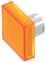 61-9671.4, Линза для кнопки; 22мм; 61; Цвет: желтый прозрачный; 18x18мм, EAO