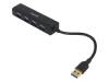 UA0295, Hub USB; USB 1.1,USB 2.0,USB 3.0; PnP; Кол-во портов:4; 5Гбит/с, LOGILINK