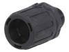 166-21032, Концевой разъем прямой; Диам.рукава:11мм; Мат-л: полиамид; IP66, HellermannTyton