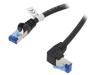 51558 Patch cord; S/FTP; 6a; многопров; Cu; LSZH; черный; 2м; 27AWG