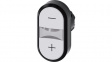 3SU1000-3AB66-0AL0 SIRIUS ACT Twin Push-Button front element Plastic, white/white