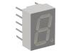 HDSP-F101 Дисплей: LED; 7-сегментный; 10мм; красный; 0,33-3,9мкд; анод; 0,4"