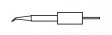 MT605 Soldering Tip Conical, bent 30°
