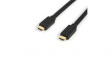 HDMM5MP  Hight Speed Video Cable with Ethernet, HDMI Plug - HDMI Plug, 3840 x 2160, 5m