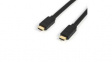 HDMM5MP Hight Speed Video Cable with Ethernet, HDMI Plug - HDMI Plug, 3840 x 2160, 5m