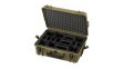 RND 600-00308 Watertight Case with Padded Dividers, 33.95l, 555x428x211mm, Polypropylene (PP), Brown