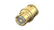 21 SMP-50-2-1/111 NE RF Connector, SMP, Beryllium Copper, Socket, Straight, 50Ohm, Soldering Terminal