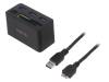 CR0042, Считыватель карт: для карт памяти; USB 1.1,USB 2.0,USB 3.0, LOGILINK