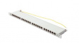 DN-91624S-SL-SH-G 10GbE High Density Patch Panel, Cat.6a, 24x RJ45, 19"