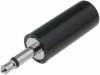 P6CA FC1066A Вилка; Jack 3,5мм; "папа"; mono; прямой; на провод; пайка; 4,5мм