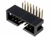 ZL231-14KG Гнездо; IDC; "папа"; PIN:14; угловой 90°; THT; позолота; 2,54мм