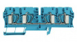 7904300000 Feed-through Terminal Block, Tension Clamp, 4 Poles, 32A, 4mm\x1a, Blue