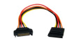 SATAPOWEXT8 SATA Power Extension Cable 203 mm Black