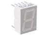 HDSP-H151 Дисплей: LED; 7-сегментный; 14,2мм; красный; 9,1-16мкд; анод; 0,56"