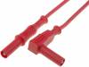 2357-IEC-100-RT Измерительный провод; 1м; красный; 36А; Сечен.провода:2,5мм2