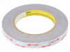 3M 4941 12MM 5.5M, Лента: монтажная; W: 12мм; L: 5,5м; Thk: 1,1мм; акриловый; серый, 3M