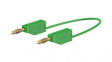 28.0073-05025 Test Lead, Green, 250mm, Brass