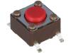 DTSM-61R-V-B Микропереключатель; 1; SPST-NO; 0,05A/12ВDC; SMT; 2,6Н; 6,2x6,2мм