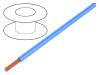 TLY-0.22-BL Провод; TLY; многопров; Cu; 0,22мм2; синий; ПВХ; 150В; 500м; Класс:5